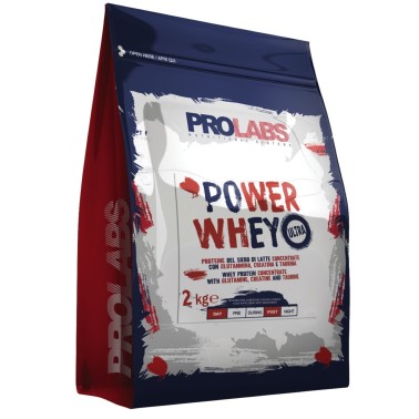 Prolabs Power Whey 2 kg Proteine Siero del Latte concentrate ed Isolate + Vit B6 PROTEINE