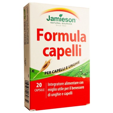 Jamieson Formula capelli unghie 20 cps Olio di Germe di Grano + B6 BENESSERE-SALUTE