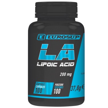Eurosup Lipoic Acid 100 cps. Integratore di Acido Alfa Lipoico anti Radicali BENESSERE-SALUTE