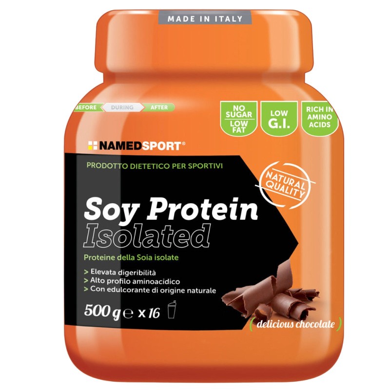 Named Sport Soy Protein 500 gr Proteine Isolate della Soia PROTEINE