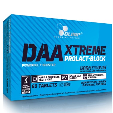 Olimp DAA Xtreme Prolact-Bblock 60 cpr acido D-aspartico vitamina E e zinco TONICI