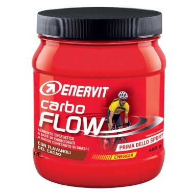 Enervit Carbo Flow 400 gr. Maltodestrine con Flavanoli del Cacao e Vitamine CARBOIDRATI - ENERGETICI