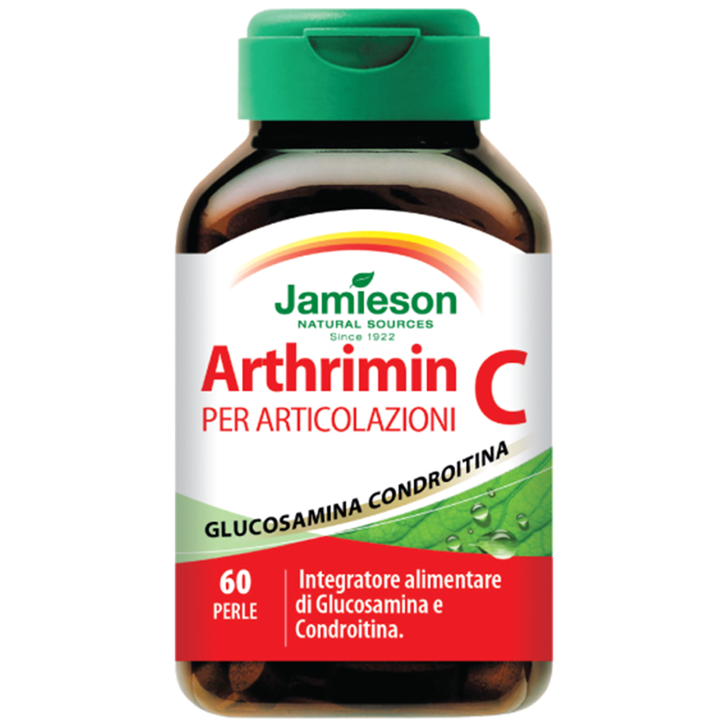 JAMIESON Arthrimin C 60 perle Glucosamina e Condroitina BENESSERE ARTICOLAZIONI