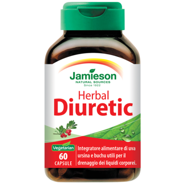 JAMIESON Herbal Diuretic 60 caps Diuretico Drenante in vendita su Nutribay.it