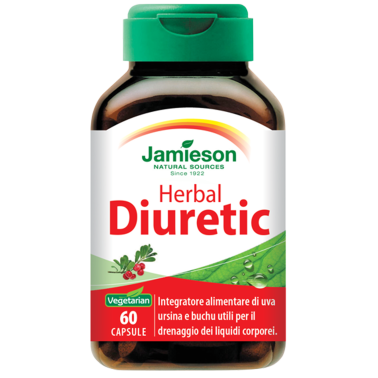 JAMIESON Herbal Diuretic 60 caps Diuretico Drenante DRENANTI DIURETICI