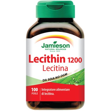 JAMIESON Lecithin 1200 100 perle Lecitina di Soia BENESSERE-SALUTE