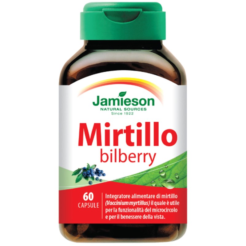 JAMIESON Mirtillo Bilberry 60 caps in vendita su Nutribay.it