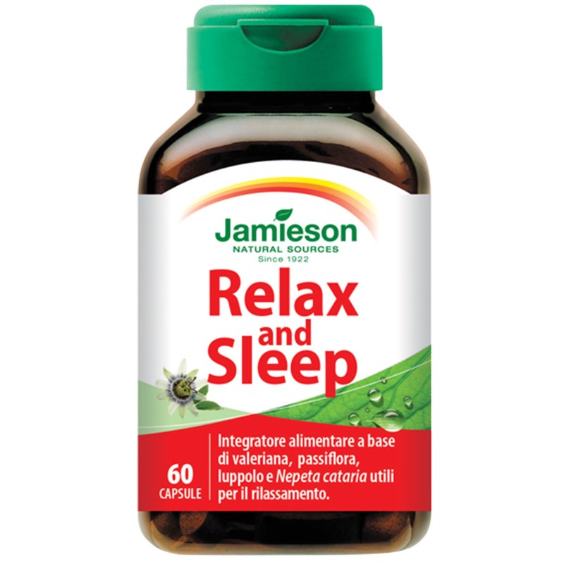 JAMIESON Relax and Sleep 60 caps in vendita su Nutribay.it