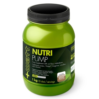 +Watt Nutri Pump 1 kg proteine idrolizzate Vitargo L-arginina L-citrullina e vitamine in vendita su Nutribay.it
