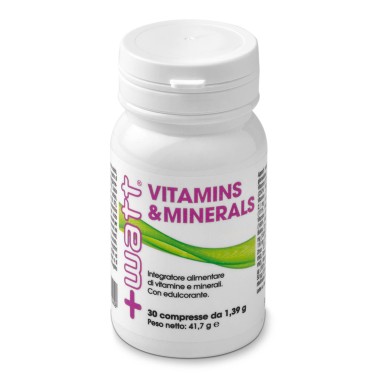 +Watt Vitamins e Minenals 30 cpr. Multivitaminico Alto Dosaggio Completo VITAMINE