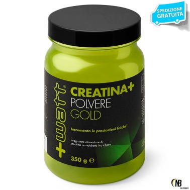 +WATT CREATINA GOLD powder 350gr.MONOIDRATO PURISSIMA IN POLVERE recupero atp CREATINA