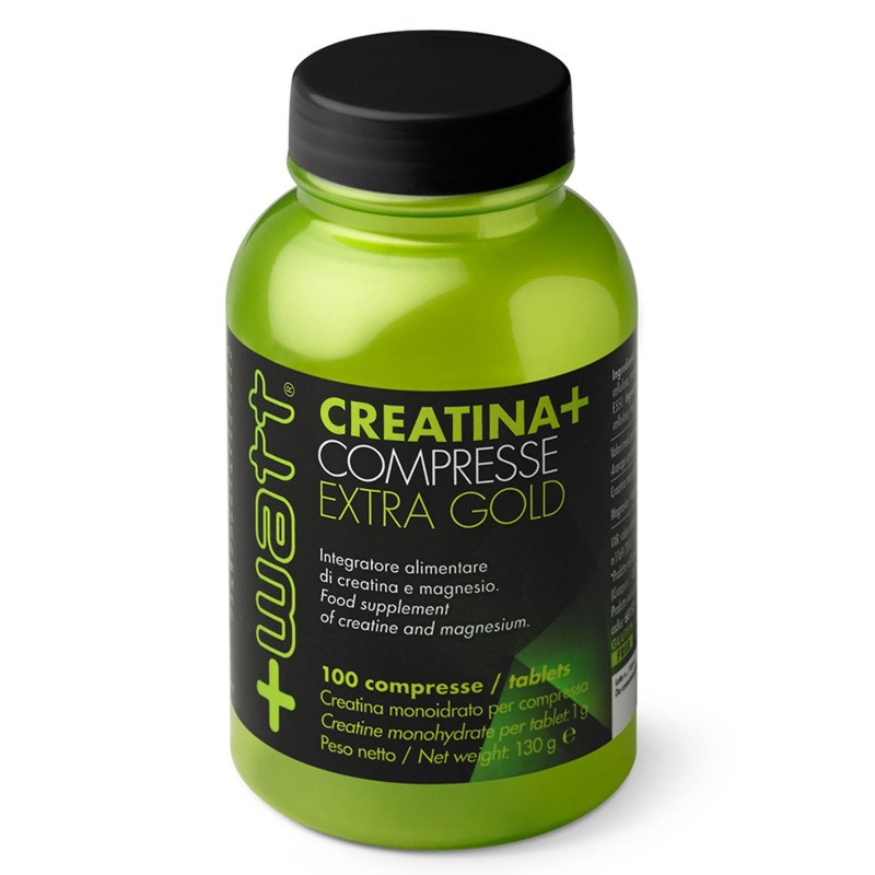 +WATT CREATINA EXTRA GOLD 100 cpr. PURA CREATINA EXTRA GOLD CREAPURE + MAGNESIO CREATINA