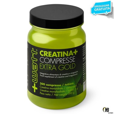 +WATT CREATINA EXTRAGOLD 300cpr CREATINA EXTRA QUALITA' CREAPURE + MAGNESIO CREATINA