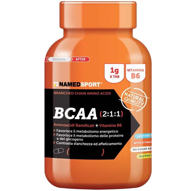 NAMED Sport BCAA 2:1:1 300 cpr. Aminoacidi Ramificati con Vitamina b6 AMINOACIDI BCAA