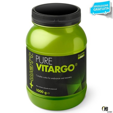 +Watt Pure Vitargo 1000 g. 1 kg Carboidrati Complessi Rapido Assorbimento per Recupero in vendita su Nutribay.it