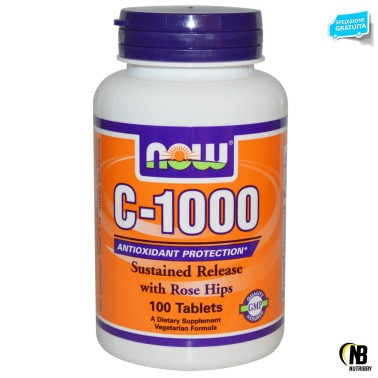 NOW FOODSC 1000 100 cpr Vitamina C con Bioflavonidi VITAMINE