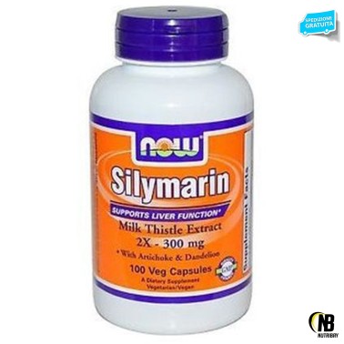 NOW FOODS Silymarin 50 Silimarina Cardo Mariano Tarassaco e Carciofo DEPURATIVO BENESSERE-SALUTE