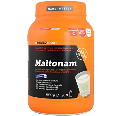 NAMED Sport MaltoNam 1 Kg Matodestrine con Carnitina e vitamine CARBOIDRATI - ENERGETICI