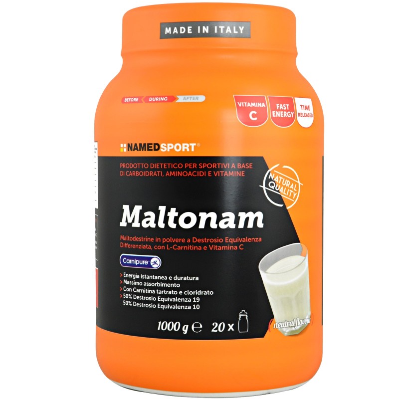 NAMED Sport MaltoNam 1 Kg Matodestrine con Carnitina e vitamine in vendita su Nutribay.it