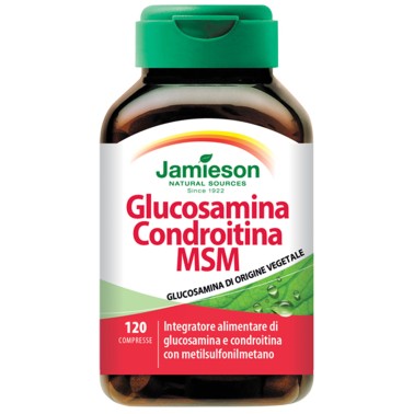 Jamieson Glucosamina Condroitina Msm 120 cpr. BENESSERE ARTICOLAZIONI