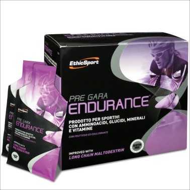 ETHIC SPORT Pre Gara Endurance Energetico con Maltodestrine Vitamine Aminoacidi PRE ALLENAMENTO