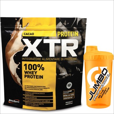 ETHIC SPORT XTR Protein 500 gr Proteine Del siero con Vitamine + SHAKER in vendita su Nutribay.it