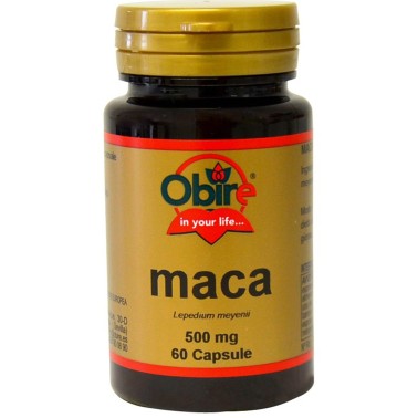 OBIRE MACA 60 caps Tonico Ginseng Peruviano tonico per Libido RIMEDI NATURALI