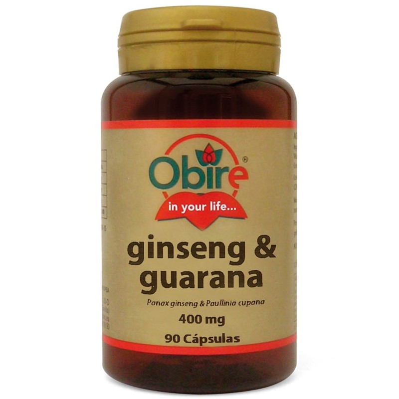 OBIRE GINSENG & GUARANA 90 Caps Energizzante Stanchezza Fisica e Mentale RIMEDI NATURALI