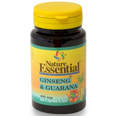 NATURE ESSENTIAL GINSENG & GUARANA 50 Caps Tonico Stanchezza Fisica e Mentale RIMEDI NATURALI