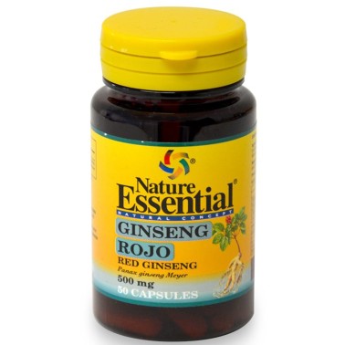 NATURE ESSENTIAL GINSENG ROSSO 50 caps Stimolante Tonico Energetico RIMEDI NATURALI