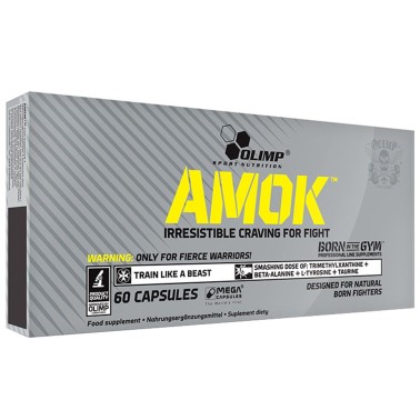 OLIMP Amok 60 caps Energetico Pre Allenamento in vendita su Nutribay.it