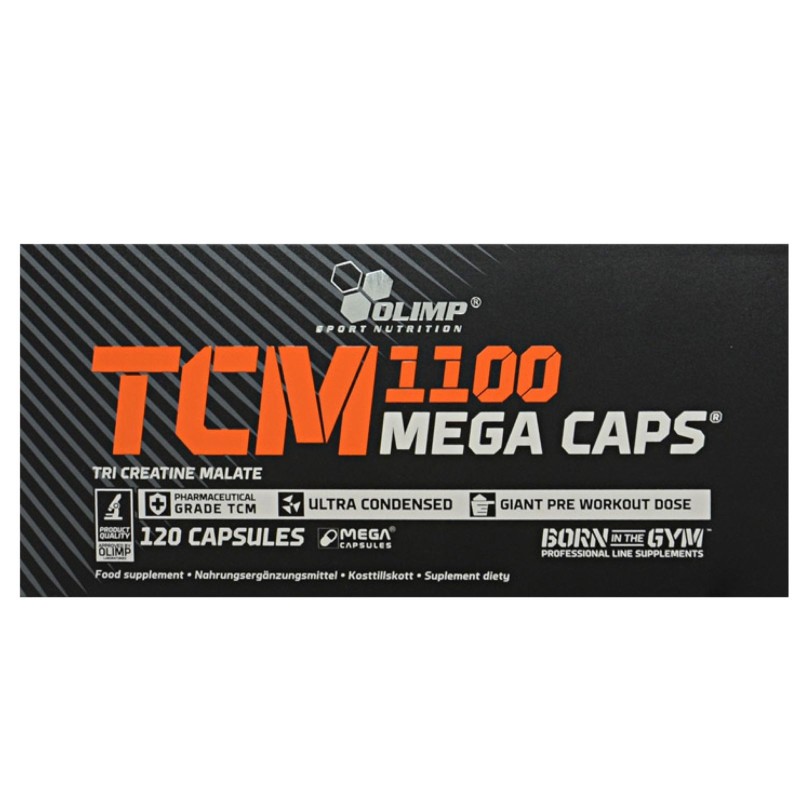 OLIMP TCM 1100 Mega Caps 120 caps Tricreatina Malato CREATINA