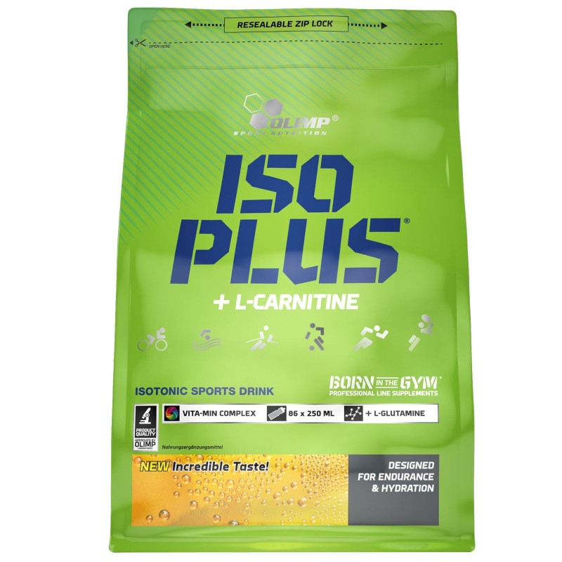 OLIMP Iso Plus + L-Carnitine 1505 gr Sali Minerali con Carnitina e Vitamine SALI MINERALI