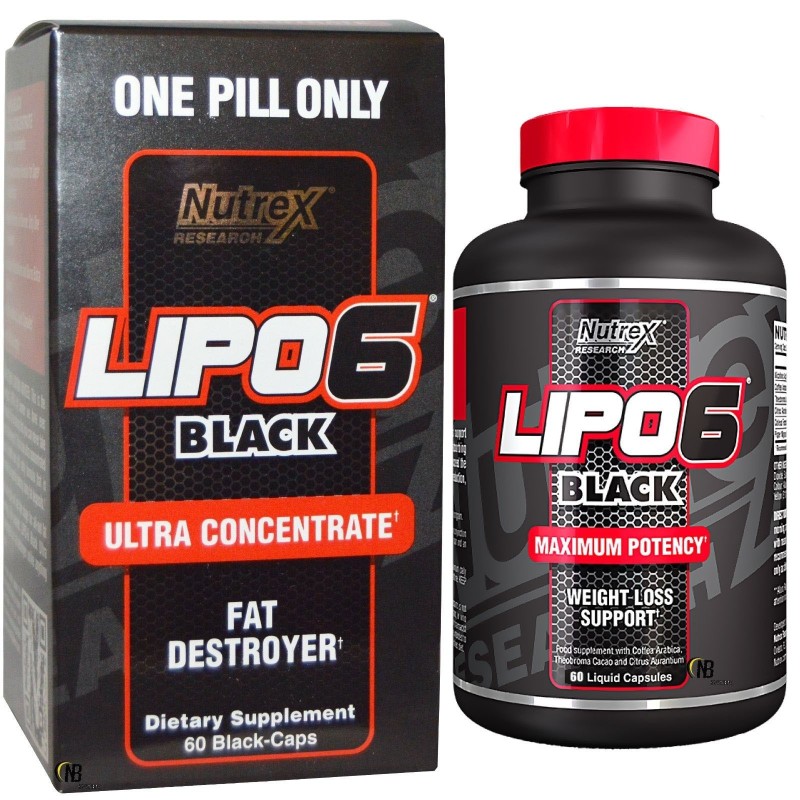 NUTREX Lipo 6 Black Ultra Concentrated 60 cps. RIDUZIONE PESO