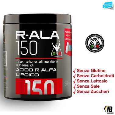 NET INTEGRATORI Acido Alfa Lipoico R-ALA 150 - 60CPS BENESSERE-SALUTE