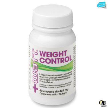 +Watt - Weight Control 60 o 120 cps. TERMOGENICO DIMAGRANTE FORTE BRUCIA GRASSI BRUCIA GRASSI TERMOGENICI