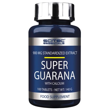 SCITEC NUTRITION Super Guarana' 100 cpr. Energetico Stimolante Tonico + Calcio TONICI