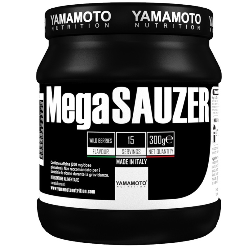 Mega SAUZER di YAMAMOTO NUTRITION - 300 gr - 15 dosi PRE ALLENAMENTO