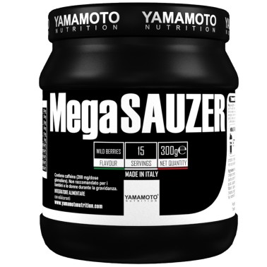 Mega SAUZER di YAMAMOTO NUTRITION - 300 gr - 15 dosi PRE ALLENAMENTO