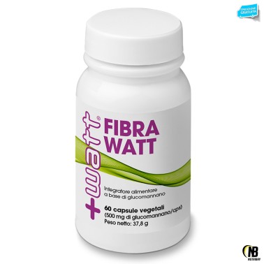 +WATT Fibra Watt Integratore di Glucomannano con vit b6 controllo Appetito Fame BENESSERE-SALUTE