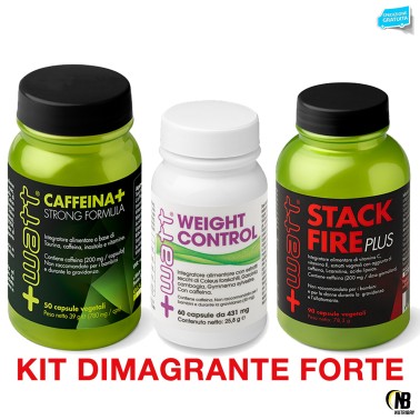+Watt KIT termogenico Brucia Grassi DIMAGRANTE FORTE+carcinia+ carnitina+taurina in vendita su Nutribay.it