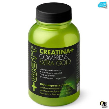 +WATT CREATINA EXTRA GOLD CREATINA+ 100 cpr. qualita' purissima CREAPURE CREATINA