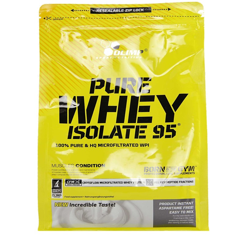 OLIMP Pure Whey Isolate 95 1,8 kg Proteine Isolate con Vitamine PROTEINE