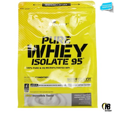 OLIMP Pure Whey Isolate 95 1,8 kg Proteine Isolate con Vitamine PROTEINE