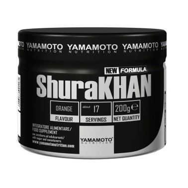 ShuraKHAN NEW FORMULA di YAMAMOTO NUTRITION - 200 gr. PRE ALLENAMENTO