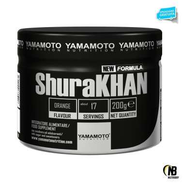 ShuraKHAN NEW FORMULA di YAMAMOTO NUTRITION - 200 gr. PRE ALLENAMENTO