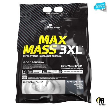 OLIMP Max Mass 3XL - 6000 gr. GAINERS AUMENTO MASSA