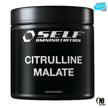 SELF OMNINUTRITION Citrulline Malate - Citrullina 200 g PRE ALLENAMENTO