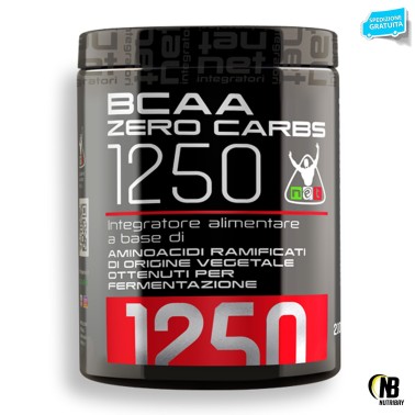 NET INTEGRATORI Aminoacidi A Catena Ramificata BCAA ZERO CARBS 1250 - 100 cpr AMINOACIDI BCAA