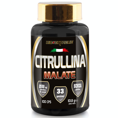 BIO-EXTREME SPORT NUTRITION Citrullina Malate - 100 CAPS PRE ALLENAMENTO